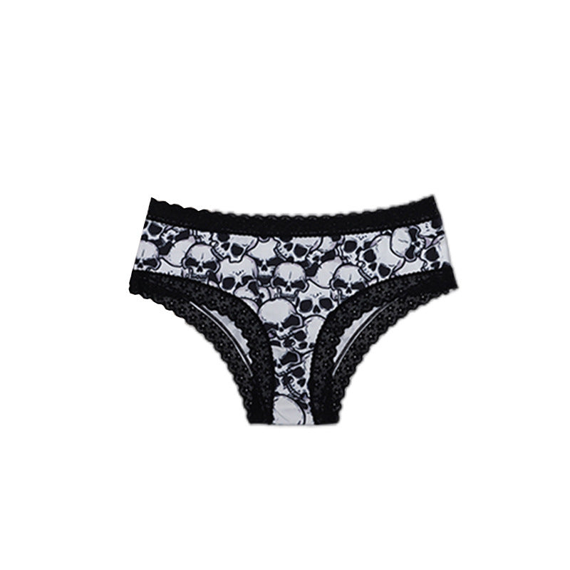Sexy Style Cute Stripes Control Lace Comfortable High Elastic Mid-rise Women's Underwear